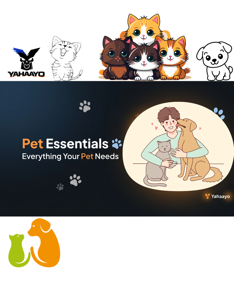 Pet Essentials 🐾 - Yahaayo streetwear collection featuring graphic tees and premium apparel