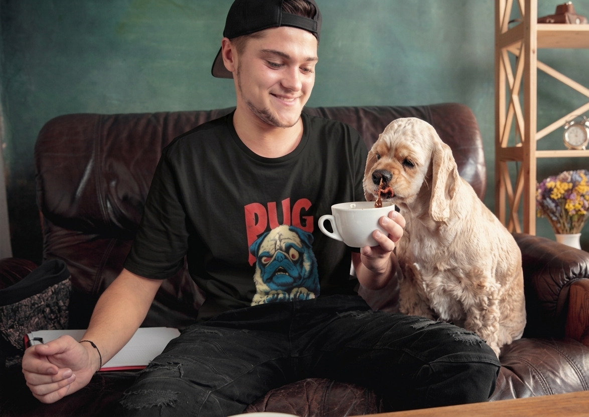 Unisex Oversized Standard  PUG T-Shirt