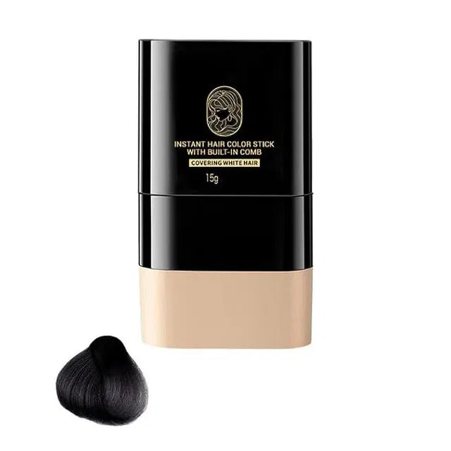 Instant Hair Dye Stick with Built-in Comb, Gray Hair Dye, 2-in-1 Touch-Up Comb